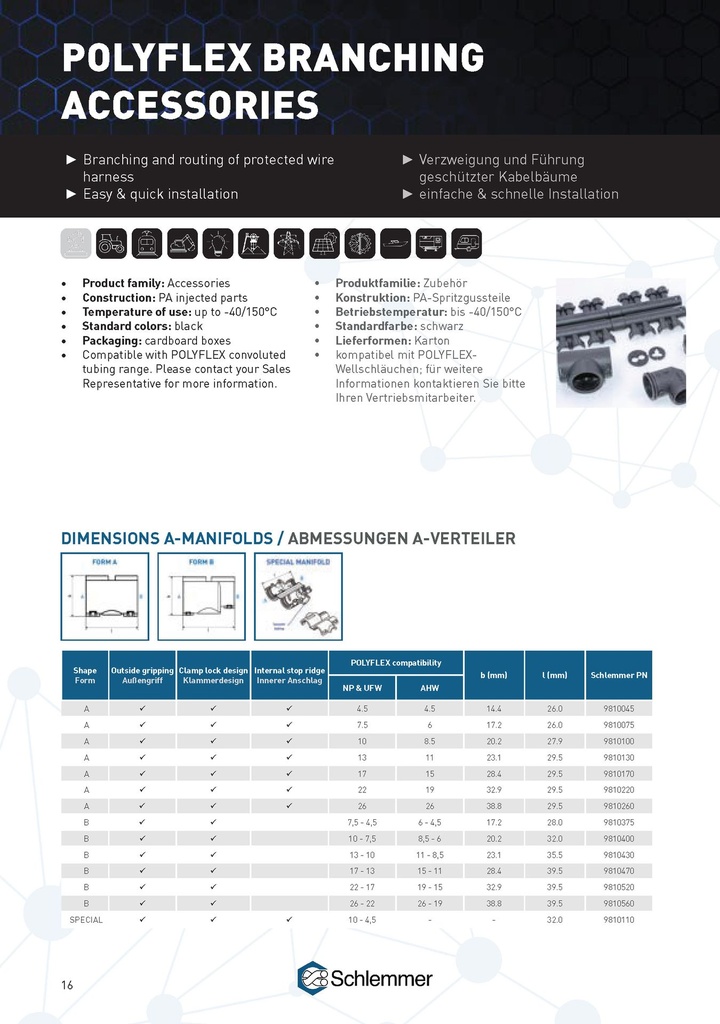 9806133 T-MANIFOLD FORM B 8,5-8,5-8,5